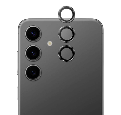 Защитное стекло для камеры Galaxy S24+ BLUEO Camera lens Armor metal 3 шт. (NPB28-S24+-SIL) Серебристый