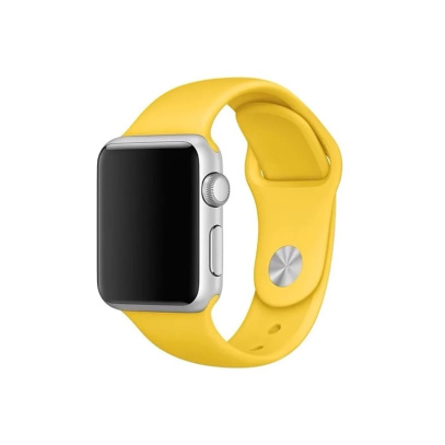 Силиконовый ремешок для Apple Watch 38/40/41 мм Yellow, желтый