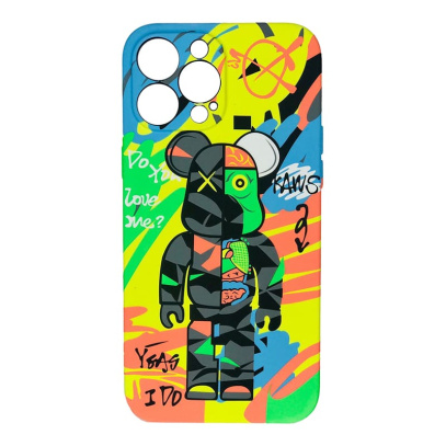 Чехол для iPhone 13 Pro LUXO Super slim creative TPU с рисунком KAWS