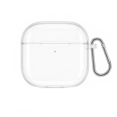 Чехол Silicone Case для Apple AirPods 4/5 Gurdini Clear, прозрачный
