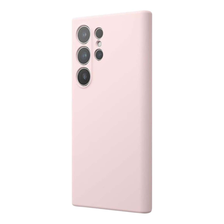 Чехол Silicone Cover для Samsung Galaxy S24 Ultra Светло-розовый