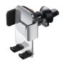 Автомобильный держатель Baseus Easy Control Clamp Car Mount Holder (Standard) For Air Outlets Silver (SUYK000112) Серебристый
