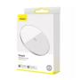 Беспроводное зарядное устройство Baseus Simple Wireless Charger 15W (WXJK-B02) White, белый