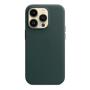 Чехол Leather Case MagSafe для Apple iPhone 14 Pro «Forest Green» Зеленый