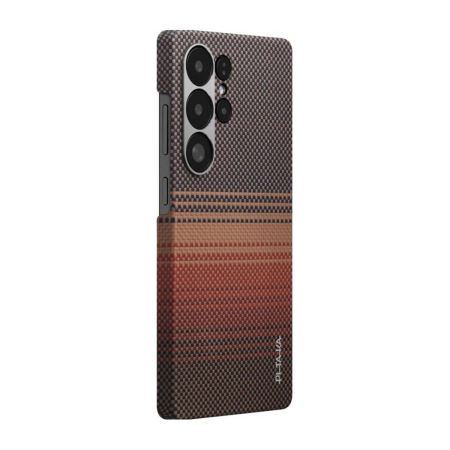 Чехол для Samsung S25 Ultra PITAKA Tactile Woven Case Sunset, закат