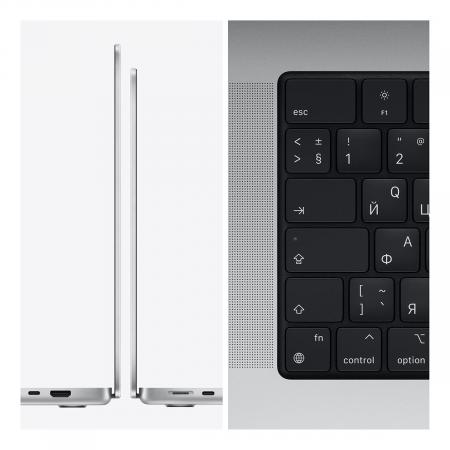 Apple MacBook Pro 16" (M1 Pro 10C CPU, 16C GPU, 2021) 16/1Tb SSD (MK1F3) Silver, серебристый