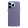 Чехол Leather Case MagSafe для Apple iPhone 13 Pro, кожа, «сиреневая глициния»