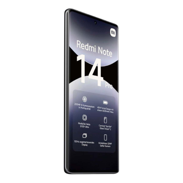 Xiaomi Redmi Note 14 Pro 12/512Gb Midnight Black, чёрный