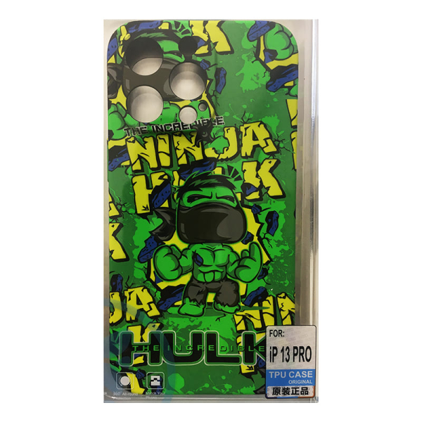Чехол для iPhone 13 Pro LUXO Super slim creative TPU с рисунком HULK
