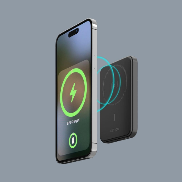 Внешний аккумулятор Deppa 10000mAh NRG MagSafe (33667) Чёрный