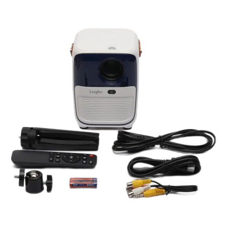 Портативный проектор Lingbo T10 MAX 1920x1080 (Full HD) Белый