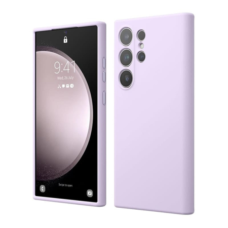 Чехол для Samsung Galaxy S24 Ultra Elago Soft silicone Liquid (EGS24SC68-LV) Lavender, лавандовый