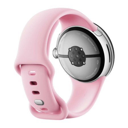 Часы Pixel Watch 3, 41 мм, Wi-Fi, Polished Silver/Rose Quartz, серебристый