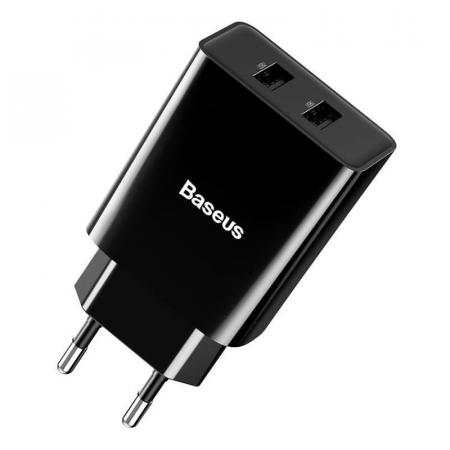 Зарядное устройство Baseus Speed Mini 2 USB-A 10,5Вт TC-012 (CCFS-R01) Чёрный
