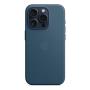 Чехол FineWoven Case для Apple iPhone 15 Pro с MagSafe Pacific Blue, синий