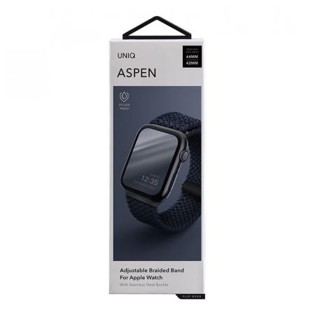 Ремешок UNIQ для Apple Watch 42/44/45 мм ASPEN Strap Braided (44MM-ASPOBLU) Синий