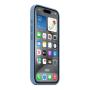 Чехол Silicone Case для Apple iPhone 15 Pro с MagSafe (original) Winter Blue, голубой