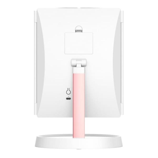 Зеркало Xiaomi для макияжа раскладное с подсветкой и увеличением Jordan & Judy (NV549) Белый