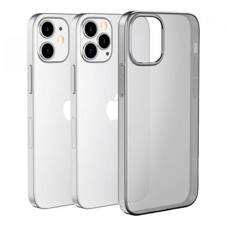 Чехол hoco. Силиконовый ультратонкий для Apple iPhone 12/12 Pro Black, черный