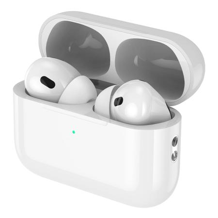 Беспроводные наушники с микрофоном Deppa Air Pro, TWS, BT 5.1, 250 мАч, QI, IPX4 (44167) Белый