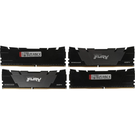 Оперативная память Kingston Fury Renegade Black KF436C16RB2K4/32 DDR4 32GB 3600MHz CL16 DIMM 4x8