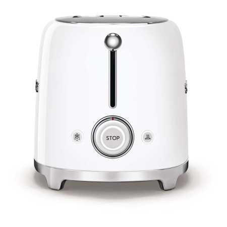 Тостер на 2 ломтика SMEG 50s style (TSF01WHEU) Белый