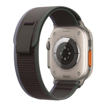 Ремешок для Apple Watch Series 42/44/45/49 мм Nylon Loop Watch Band (Wi-WB006) Blue/Black