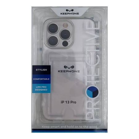 Чехол KEEPHONE для Apple iPhone 13 Pro Прозрачный