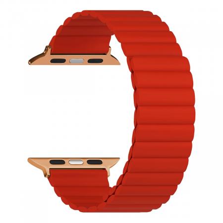 Ремешок для Apple Watch mutural watch band 42/44/45 мм Red, красный