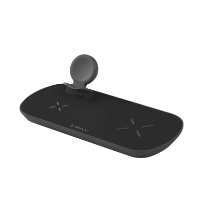 Зарядная станция Deppa 3в1 17,5W (24011) Black, чёрный