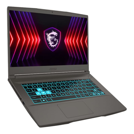 Ноутбук MSI Thin 15 (B12VE-1294XRU) Core i5 12450H/16Gb/512Gb SSD/NVIDIA RTX4050 6Gb/15.6" FullHD/DOS Gray, серый