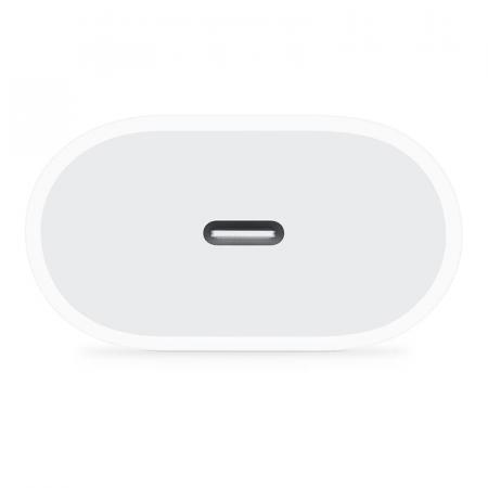 Сетевое зарядное устройство USB‑C Apple 20W Original (Without a box) White, белый