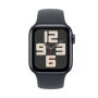 Apple Watch SE (2024), 44 мм корпус из алюминия цвета «Midnight», ремешок Sport Band размера M/L цвета «Midnight»