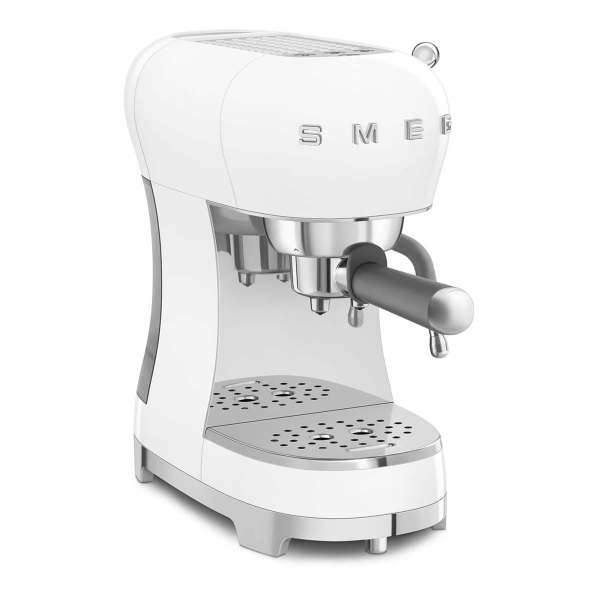 Кофемашина эспрессо SMEG 50s style (ECF02WHEU) Белый