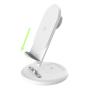 Беспроводное зарядное устройство WiWU Power Air 3в1 Wireless Charger White, белый